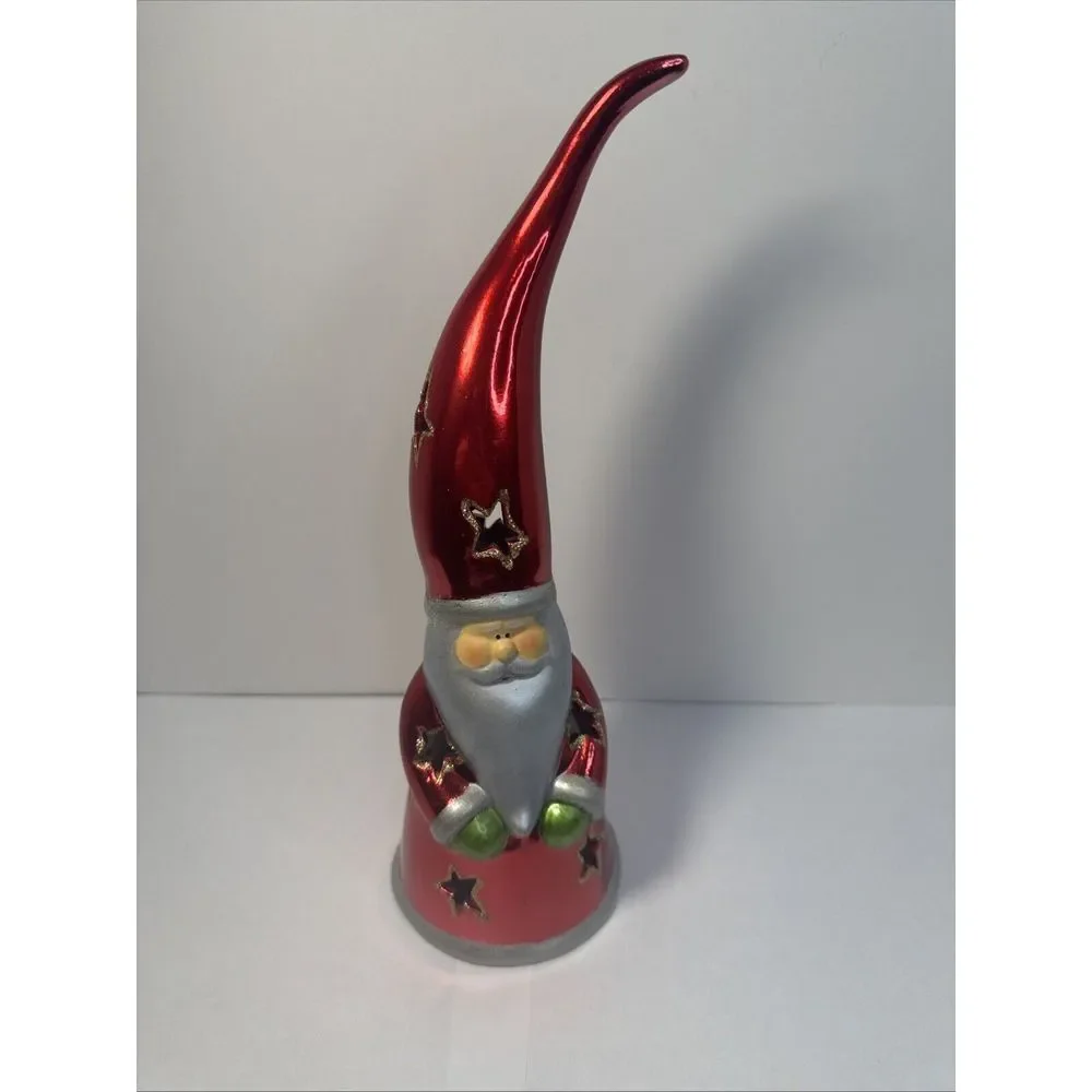 Mark Roberts‎ Santa Hat Face Figure Christmas Votive Candle Holder Holiday